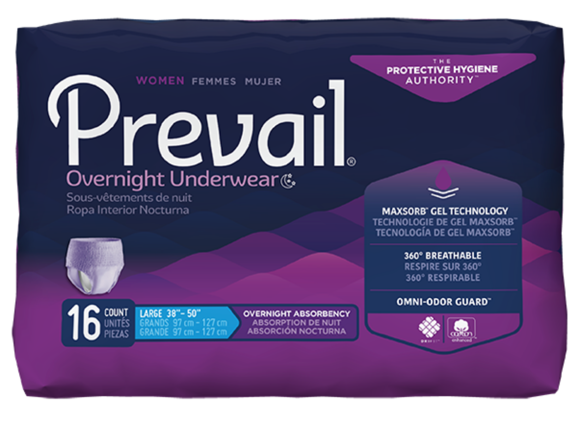 Picture of Prevail Women Overnight Absorbency Underwear