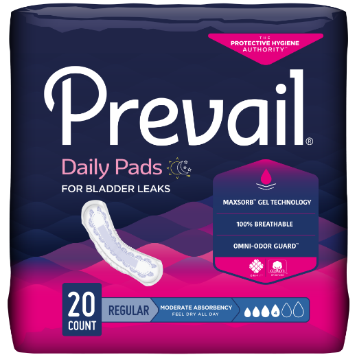 Picture of Prevail Bladder Control Pads - Moderate Absorbency