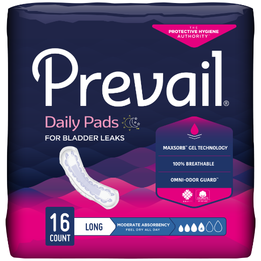 Picture of Prevail Bladder Control Pads - Moderate Absorbency