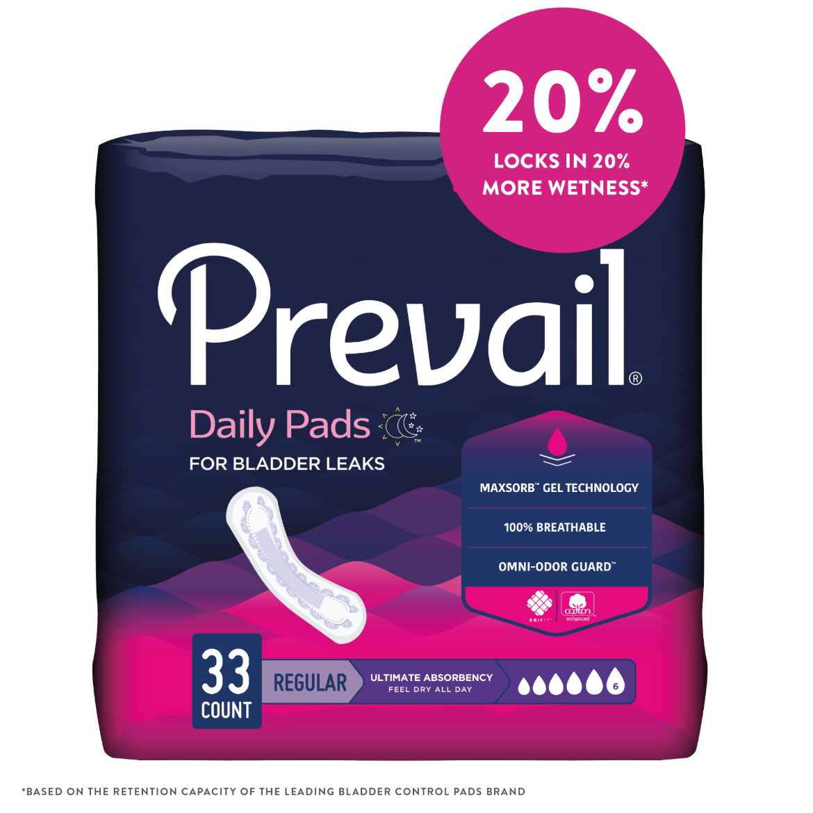 Picture of Prevail Bladder Control Pads - Ultimate