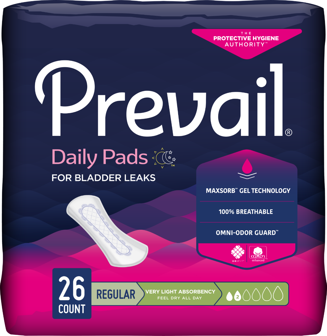 Picture of Prevail® Pantiliners- Light Absorbency