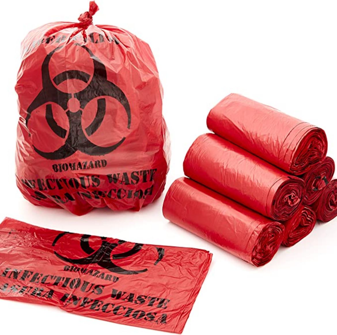 Picture of Biohazard Bags, 10 gallon, 100 bags