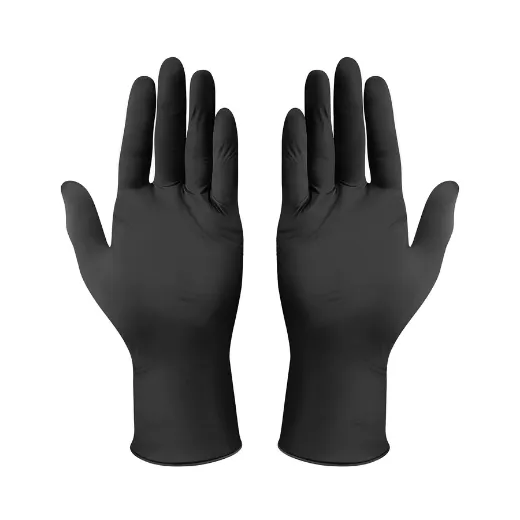 Picture of Nitrile Exam Gloves Black 5mil