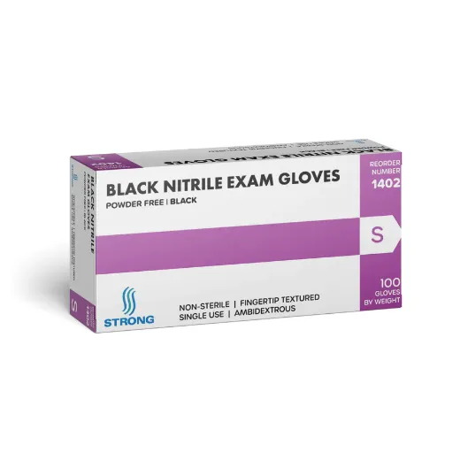Picture of Nitrile Exam Gloves Black 5mil