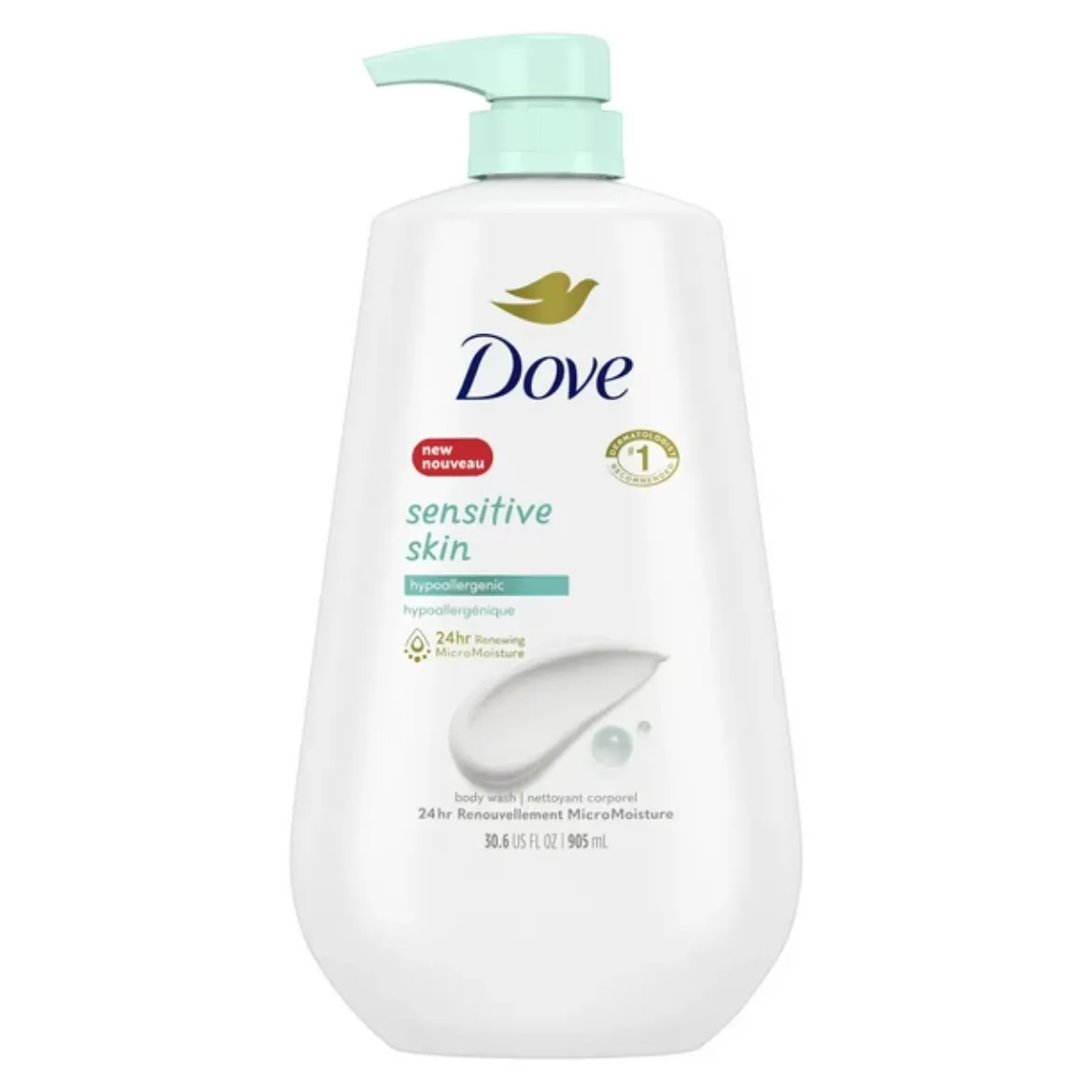 Picture of Dove Body Wash, Sensitive Skin 30.6 fl oz