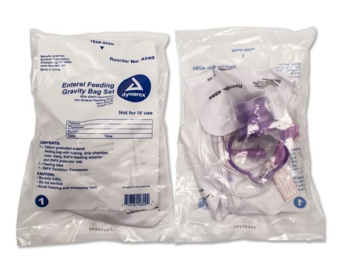 Picture of Enteral Delivery Gravity Bag Set - with ENFit connector, 30/Cs