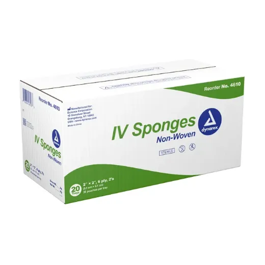 Picture of IV Sponge, 2" x 2" 6 Ply 2's, 20/35/Cs