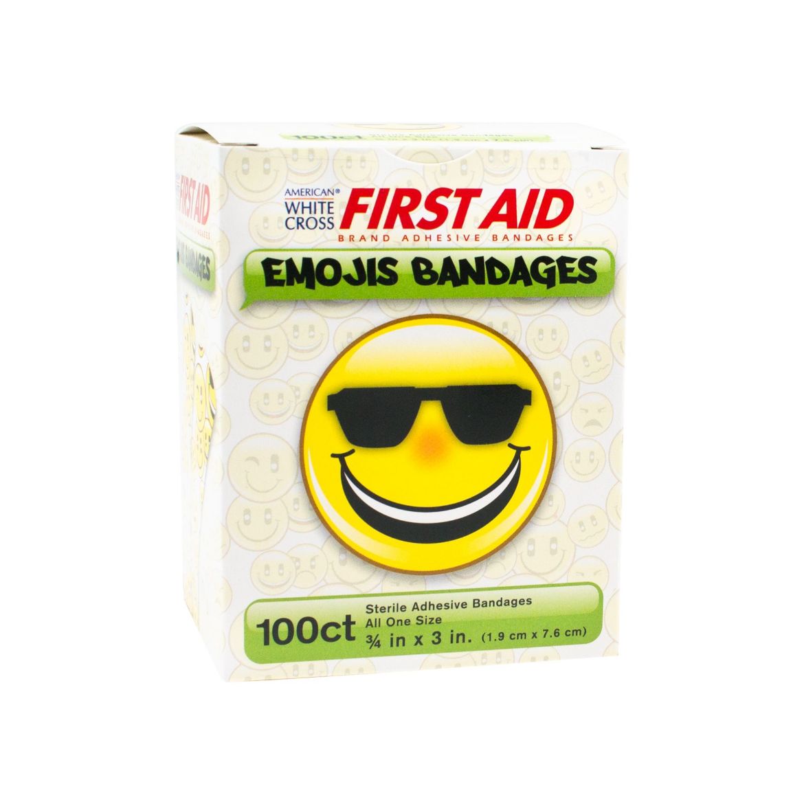 Picture of Emoji Stat Strip® Adhesive Bandages 3/4 x 3