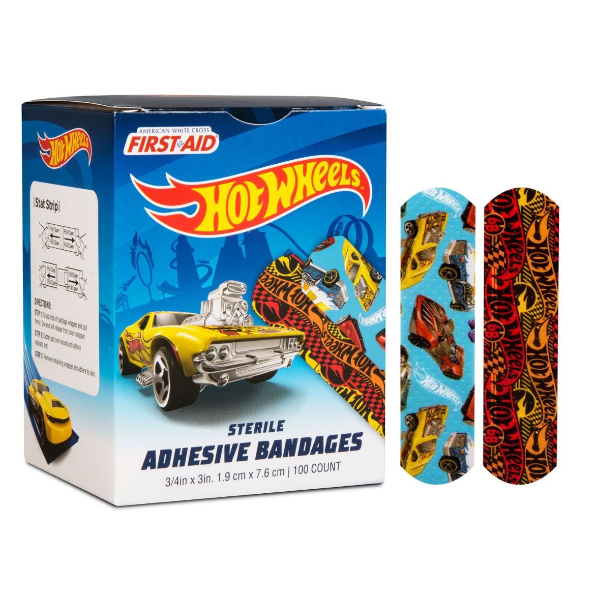 Picture of Hot Wheels™ Stat Strip® Adhesive Bandages 3/4 x 3