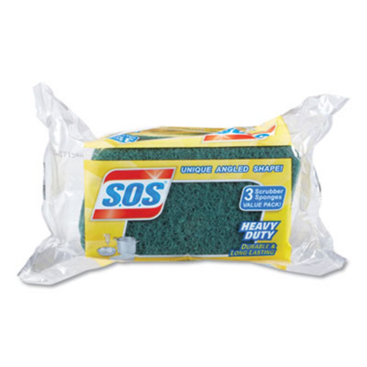 Picture of S.O.S. Heavy Duty Scrubber Sponge 3/pack