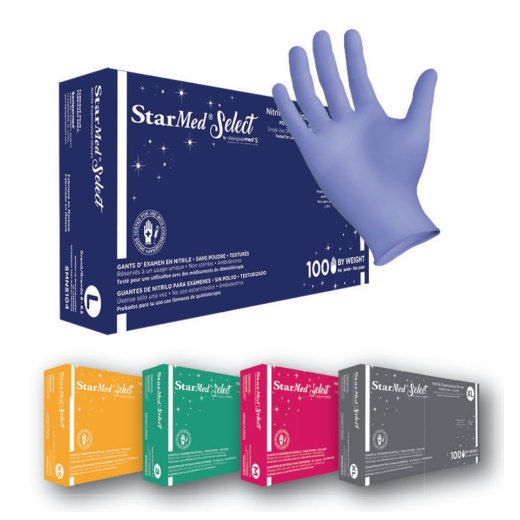 Picture of StarMed Select Nitrile Exam Gloves