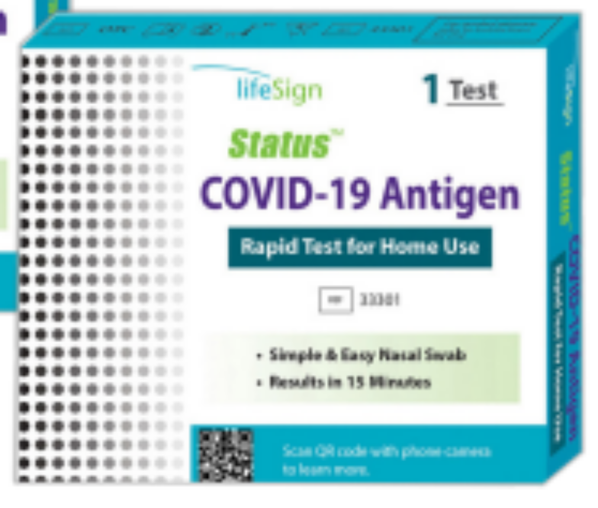Picture of Status COVID-19 OTC Antigen Rapid Single Test Kit for Home Use