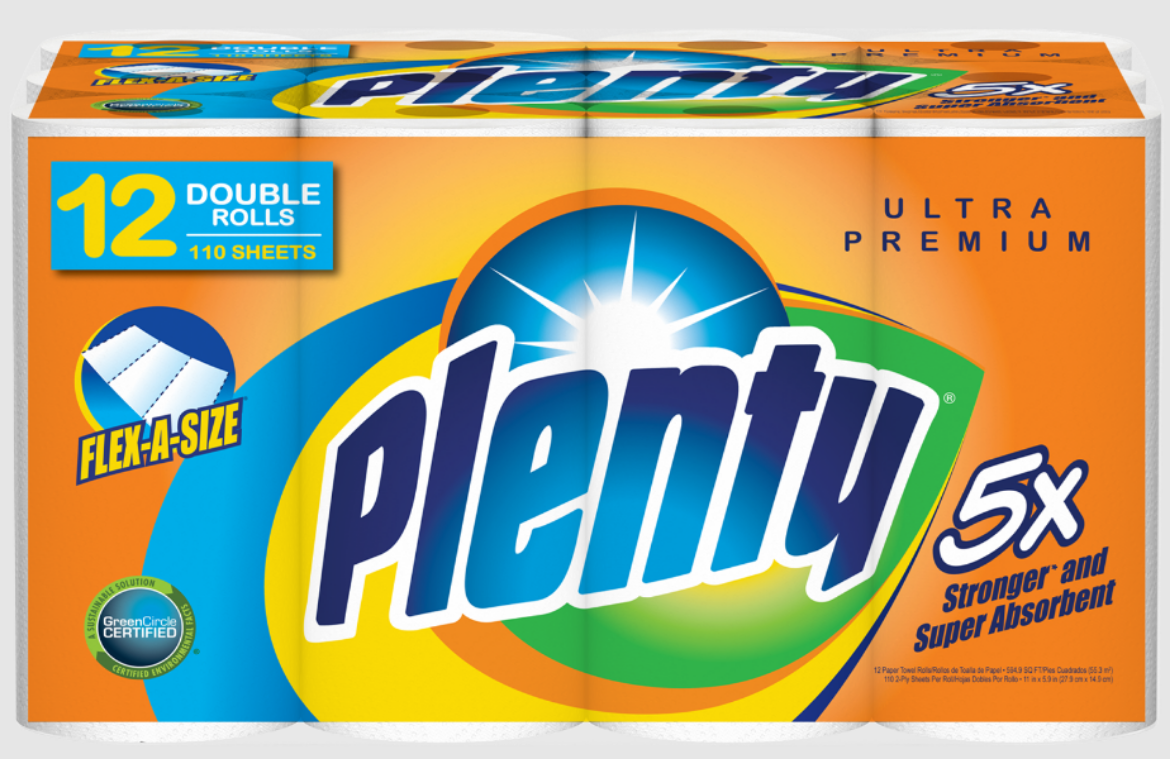 Picture of Plenty 12 Roll 110 Flex-A-Size Sheet, 12 Rolls, 110 Sheets ***NEW***
