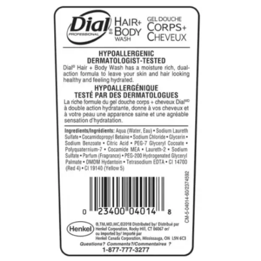 Picture of Dial® Professional Hair + Body Wash